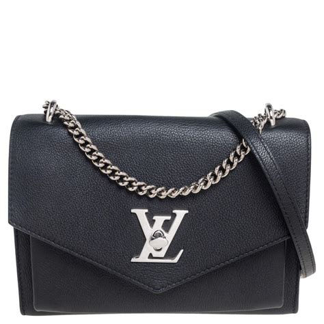 louis vuitton black lockme bag|Mylockme Chain Bag Lockme Leather .